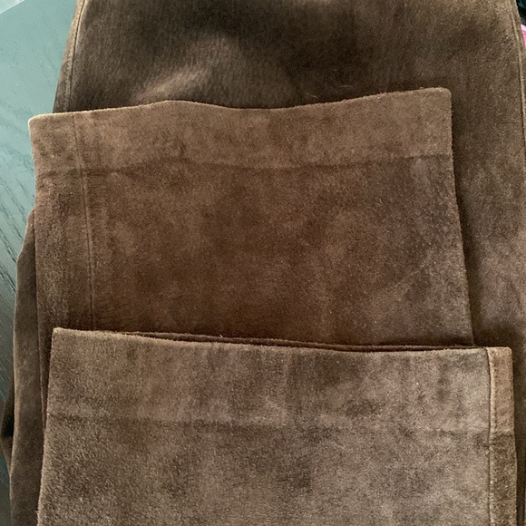 Ralph Lauren Bohemian Vintage Lace Up Suede Pants - Picture 10 of 11